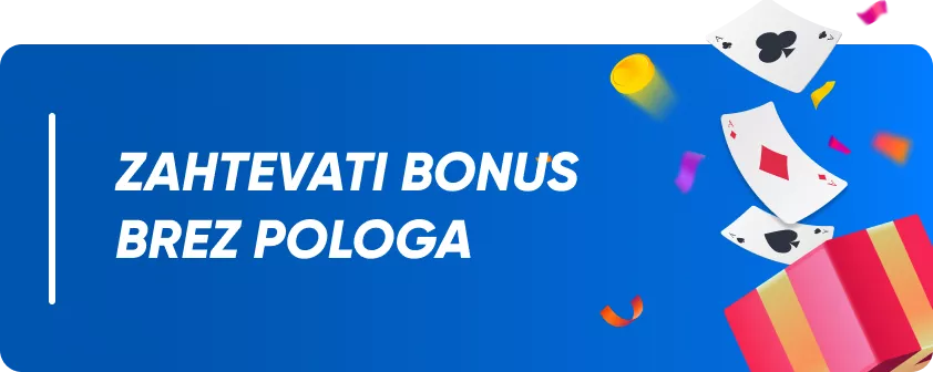 zahtevati bonus brez pologa
