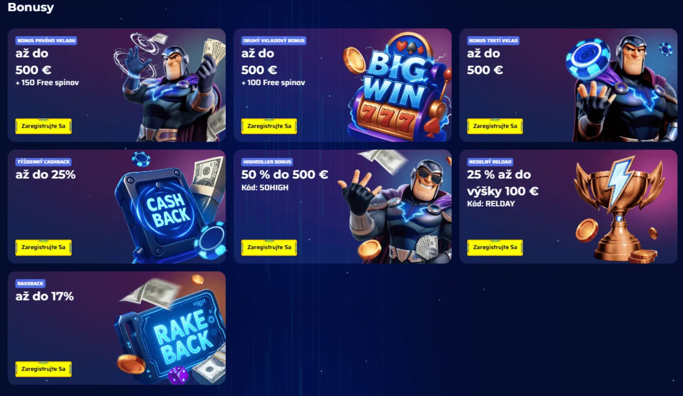 Bonus dobrodošlice pri Magnetic Slots