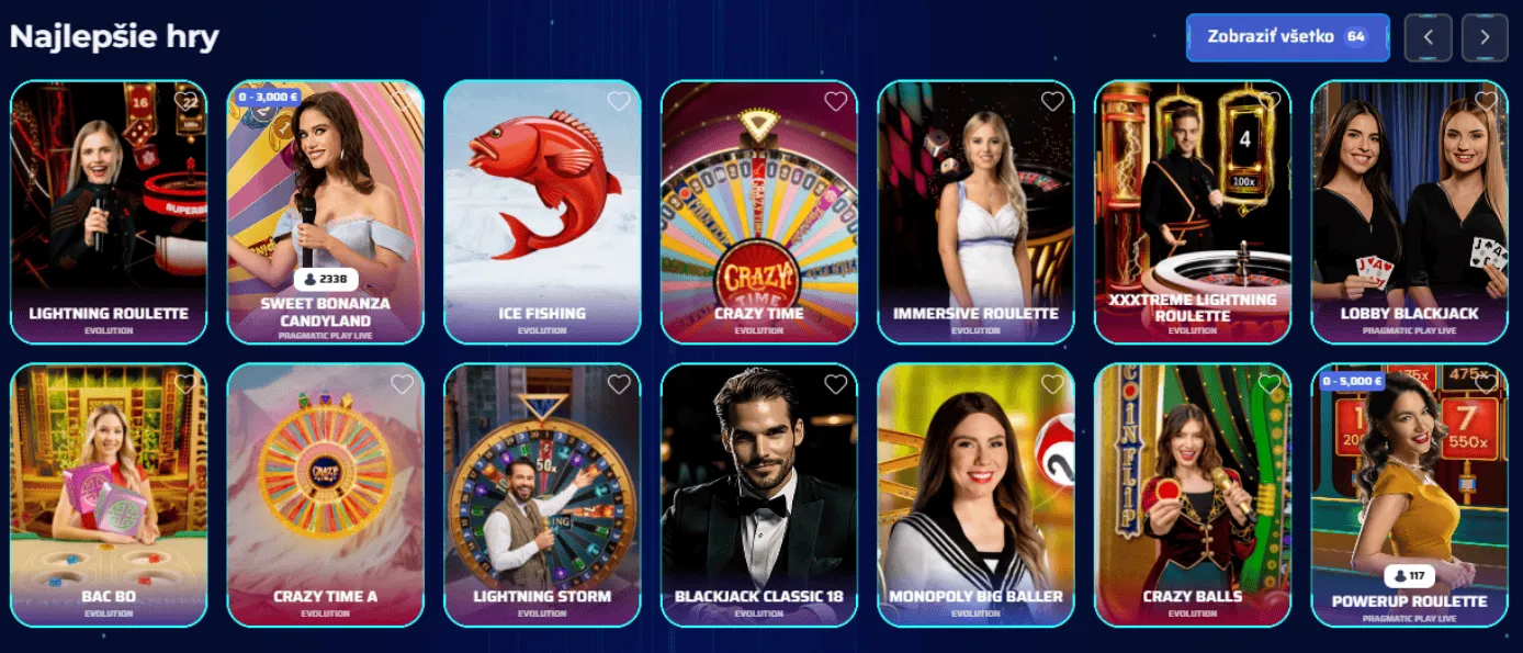 Živo igranje pri Magnetic Slots